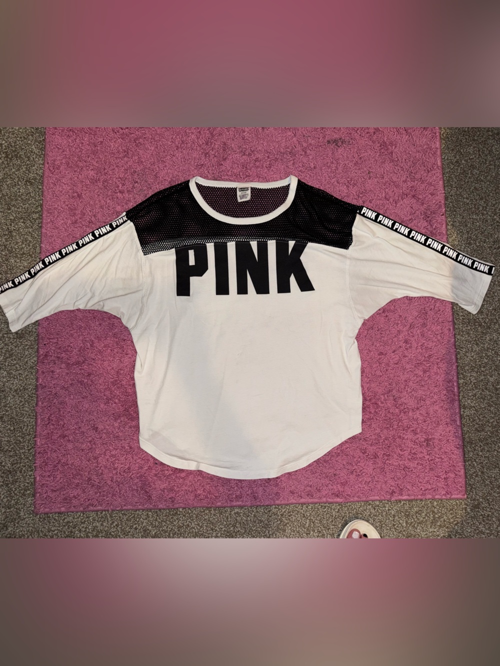 PINK Victoria's Secret White long sleeve.